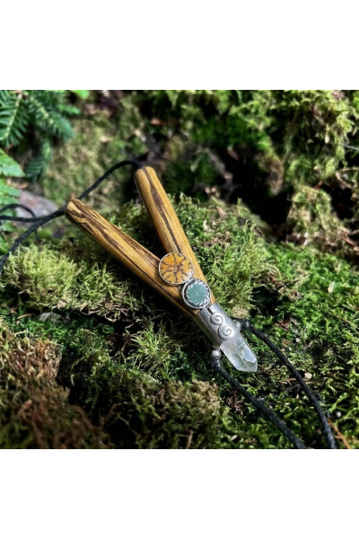 Kuripe Rapé Aya s krystalem Obrázek pro Kuripe Rapé Aya s krystalem